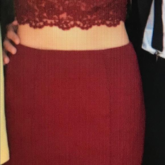 Prom Dress Color - wine -burgady - Picture 6 of 7